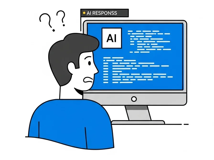ai 回答看不懂, ai response